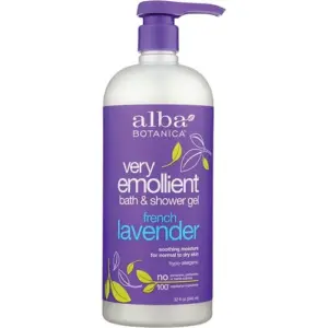Alba Botanica Very Emollient Body Wash | French Lavender | 32 fl. Ounce