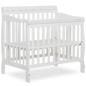 Dream On Me Jayden 4-Inch-1 Mini Convertible Crib & Changer | White