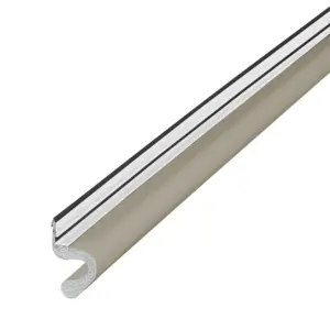M-D Building Products 91800 81 Inch. Beige Vinyl-coated Foam Top & Sides Door Seal for Doors with Kerf/Channel