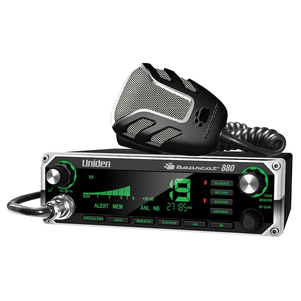 Uniden Bearcat 980 SSB 40-Channel CB Radio with 7-Color Digital Display | BEARCAT 980SSBPT