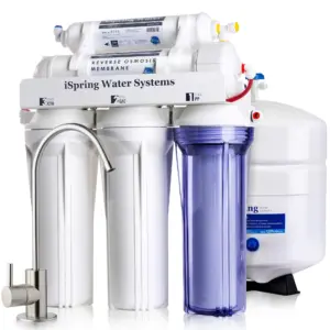 iSpring RCC7 | NSF Certified | 75 GPD High Capacity 5-Stage Reverse Osmosis System
