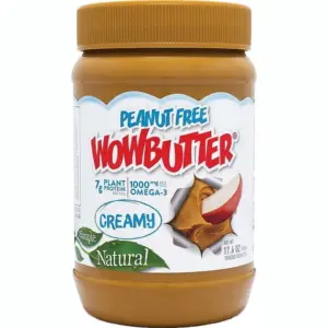 Wowbutter Peanut Free Creamy Toasted Soybutter 17.6 Ounce Jar