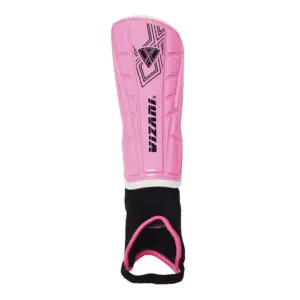 Vizari Malaga Soccer Shin Guards for Kids | Soccer Gear for Boys Girls | Protective Soccer Equipment | Adjustable Straps | XS | Pink/Black