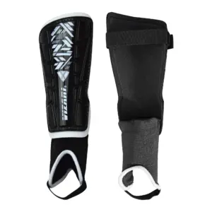 Vizari Zodiac Soccer Shin Guards with Ankle Protection for Kids | Youth | & Adults | Lightweight Protective Gear for Ages 3+ | BLACK | S