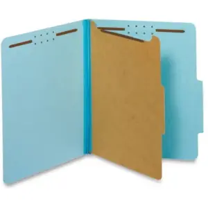 Pendaflex 1-Divider Classification Folders Letter | 8 1/2 x 11 Sheet Size | 1 3/4 Expansion | 2 Fastener(s) | 2 Fastener Capacity for Folder | 1 Fastener Capacity for Divider | 2/5 Tab Cut | Right