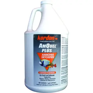 Kordon AmQuel Ammonia Detoxifier Water Conditioner for Fresh & Saltwater | 1 Gallon | 1 gal