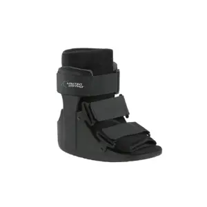 United Ortho USA14015 Short Cam Walker Fracture Boot | Medium | Black | M