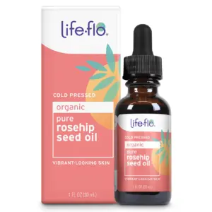 Life-Flo Pure Rosehip Seed Oil | Organic and Cold Pressed | Authentic Rose Hip Oil for Face and Skin Restoration | Dry and Non-Greasy | 1 Ounce