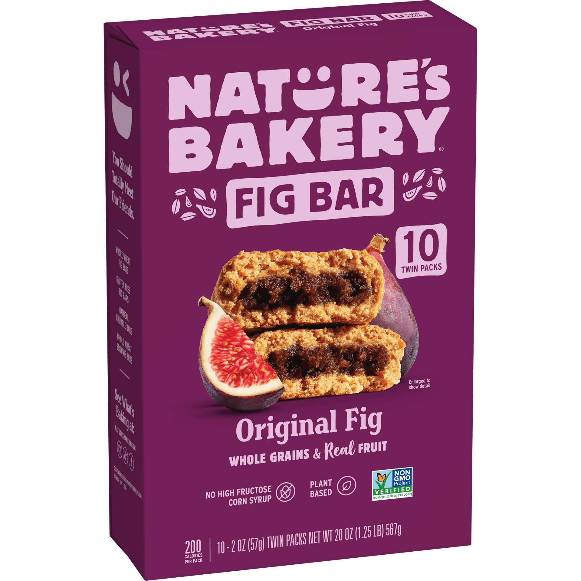 Nature's Bakery | Original Fig Bars | 10 Twin Packs | 2 Ounce