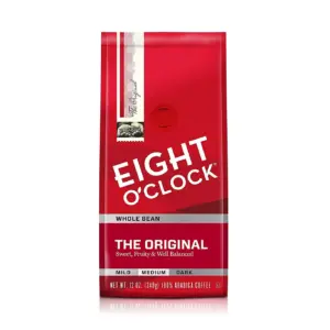 Eight O'Clock Coffee The Original | Medium Roast | Whole Bean Coffee | 12 Ounce (Pack of 6) | 100% Arabica | Kosher Certified
