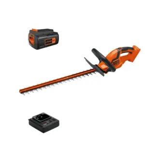 BLACK+DECKER 40V MAX* Cordless Hedge Trimmer | 24-Inch | (LHT2436)