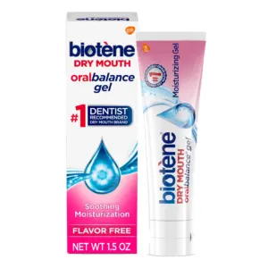 Biotene Oral Balance Alcohol Free Dry Mouth Moisturizing Gel | Unflavored,1.5Oz,For Children and Adults