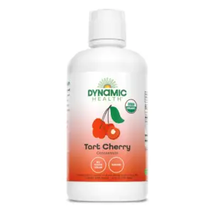 Dynamic Health Organic Tart Cherry Juice Concentrate | 100% Pure | 32 Servings | 32 FZ | 32oz