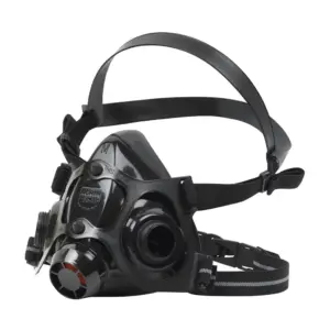 North 7700 Series Half Mask Silicone Respirator with Dual Cartridge Connectors for N-Series. Size Small (770030S) (Premium Edition)