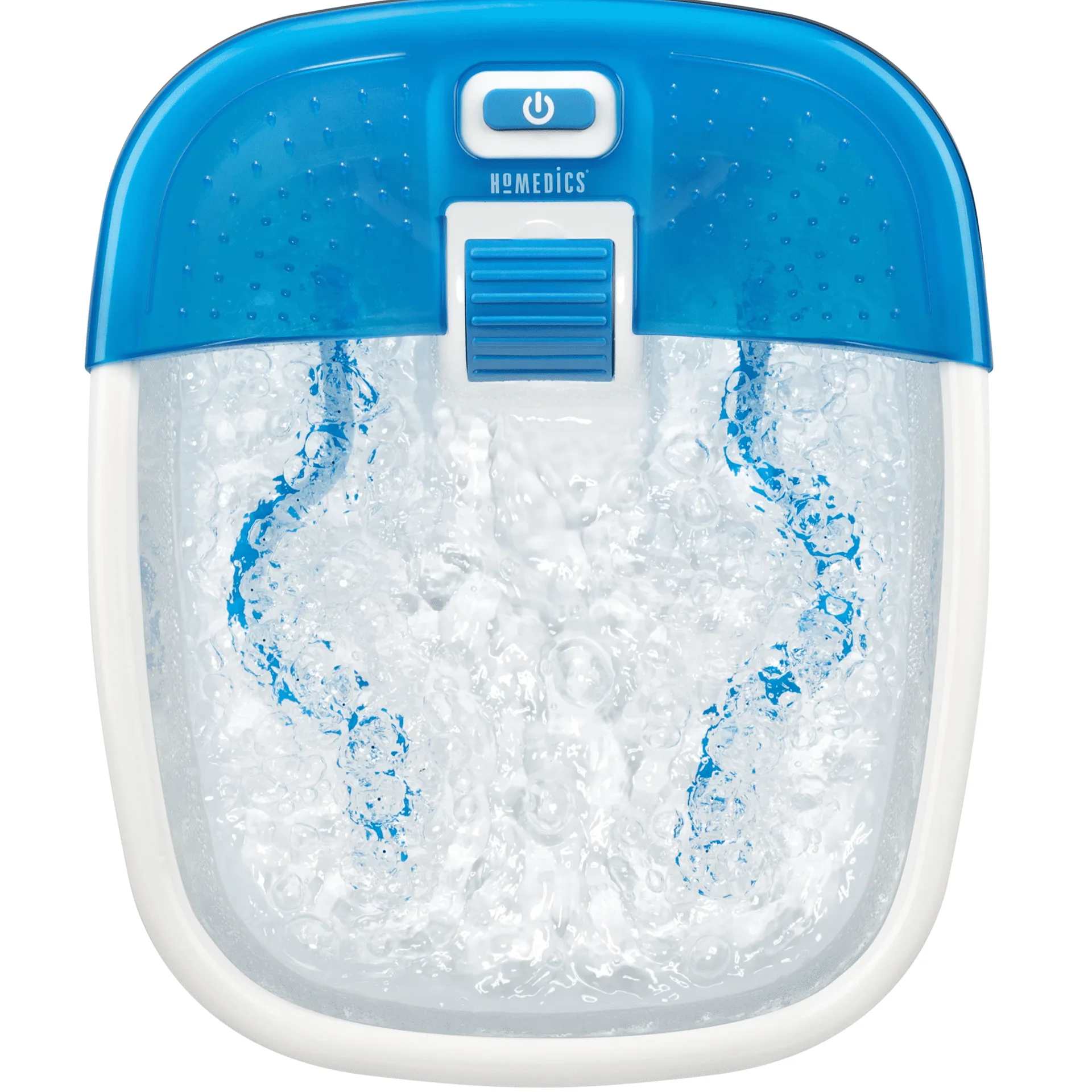 Homedics Bubble Bliss Deluxe Foot Spa Surrounds Your Feet with Massaging Bubbles | Blue