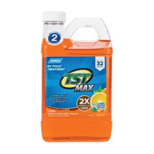 Camco TST MAX RV Liquid Toilet Treatment | Septic Safe | 64 Ounces (41195)