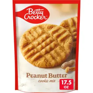 Betty Crocker Peanut Butter Cookies | Cookie Baking Mix | Holiday Baking | 17.5 Ounce