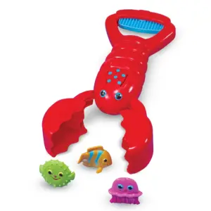 Melissa and Doug Sunny Patch Louie Lobster Claw Catcher | Grab-and-Squeeze Pool Toy