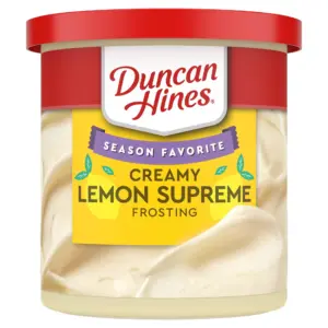 Duncan Hines Glaseado Supremo de Limon Cremoso 16 Ounce | Single