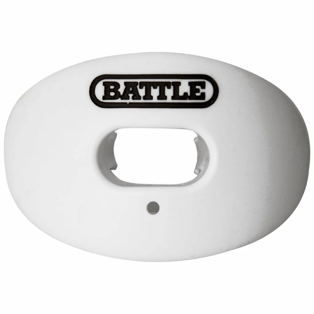 Battle Sports Oxygen Lip Protector Mouthguard | White