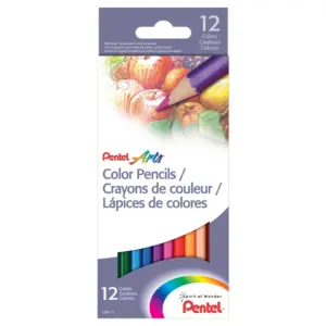 Pentel Colored Pencil Set | 12-Colors