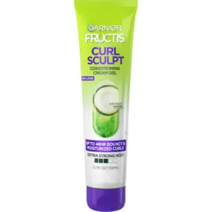 Garnier Fructis Style Bouncy Curls Scalp Care Hair Styling Gel with Shea Butter | All Hair Types | 5.1 fl Ounce