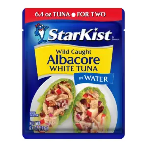 StarKist Albacore White Tuna Inch Water | 19g Protein | 6.4 Ounce Pouch | Single