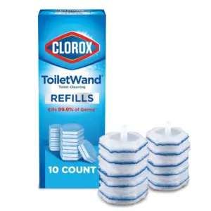 Clorox ToiletWand Disinfecting Brush Refills | Toilet Bowl Cleaner Disposable Wand Heads | 10 Count