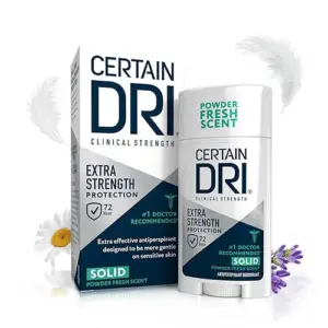 Certain Dri Extra Strength Clinical Antiperspirant + Deodorant | Solid | 1.7 Ounce