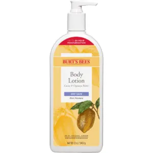 Burt's Bees Butter Body Lotion for Dry Skin with Cocoa & Cupuau | 12 Ounce