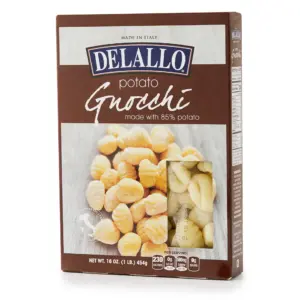 DeLallo Potato Gnocchi Pasta | Made Inch Italy | Non-GMO | 16 Ounce Box | Single