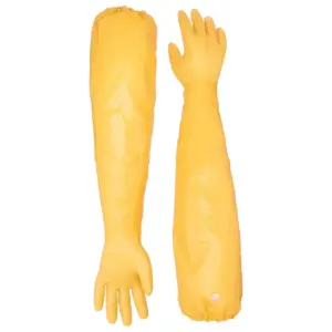 Atlas 772 M Nitrile Elbow Length Chemical Resistant Gloves | 26 | Yellow