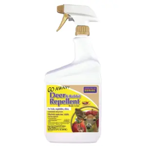 Bonide Go Away! 32 Ounce Hot Pepper Wax Deer and Rabbit Pest Repellent Ready-to-Use Spray