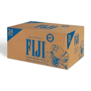 FIJI Natural Artesian Bottled Water 500 Milliliters / 16.9 fl Ounce (Pack of 24)