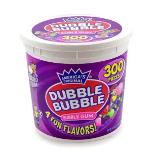 Dubble Bubble | Assorted Flavors | (300 Count) | Peanut Free | Gluten Free