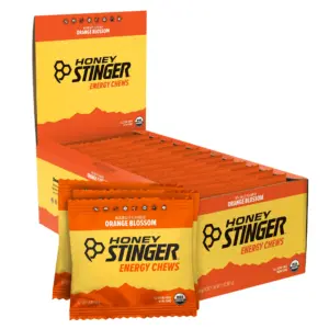 Honey Stinger Organic Energy Chew | Orange Blossom | 12 Ct