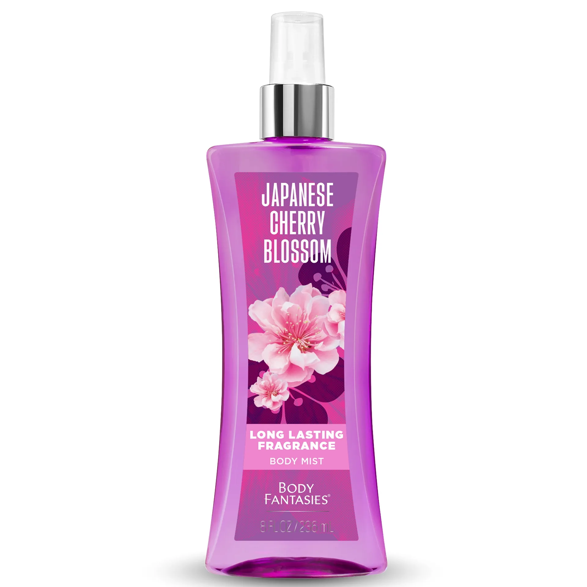 Body Fantasies Signature Fragrance Body Spray | Japanese Cherry Blossom | 8 fl Ounce | 1