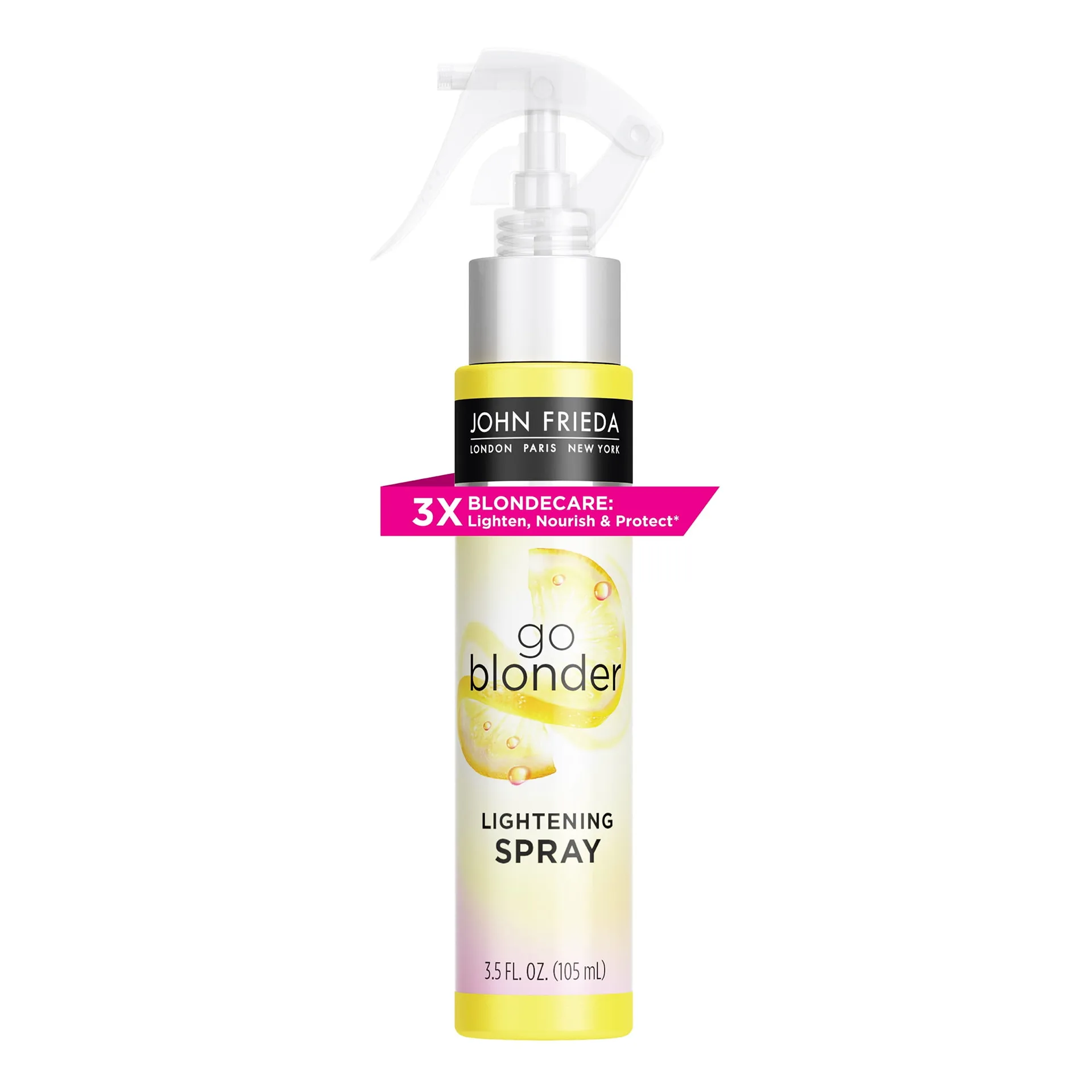 John Frieda Go Blonder Lightening Hairspray | Paraben Free | Blonde Styling Tone Enhancer | 3.5 fl Ounce