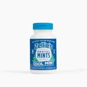 Zellie's Cool Mint Xylitol Mints Jar 250 Ct (Premium Edition)