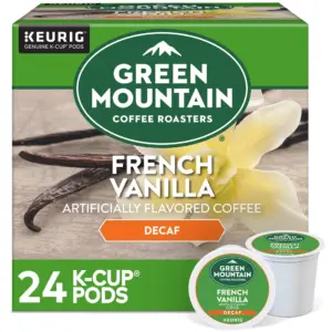 Green Mountain Coffee Roasters | Decaf French Vanilla Light Roast K-Cup Coffee Pods | 24 Count