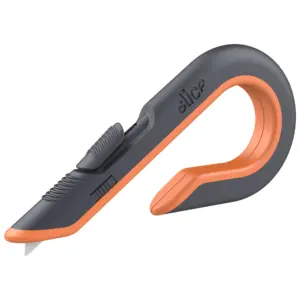 Slice 10400 Box Cutter for Work and Home with 3 Position Manual Button and Ceramic | Locking Blade | 1