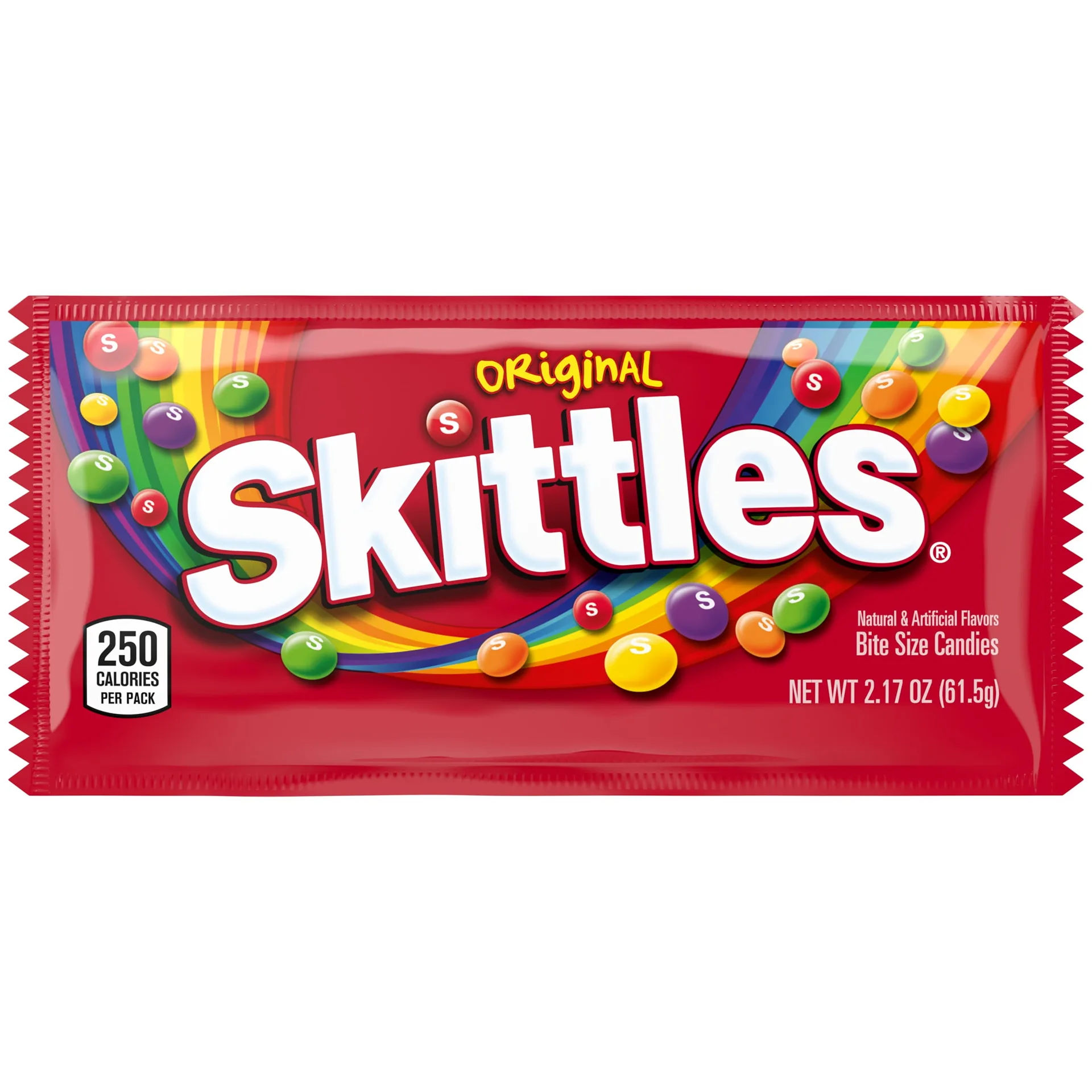 Skittles Original Chewy Candy | Full Size | 2.17 Ounce Bag | Single