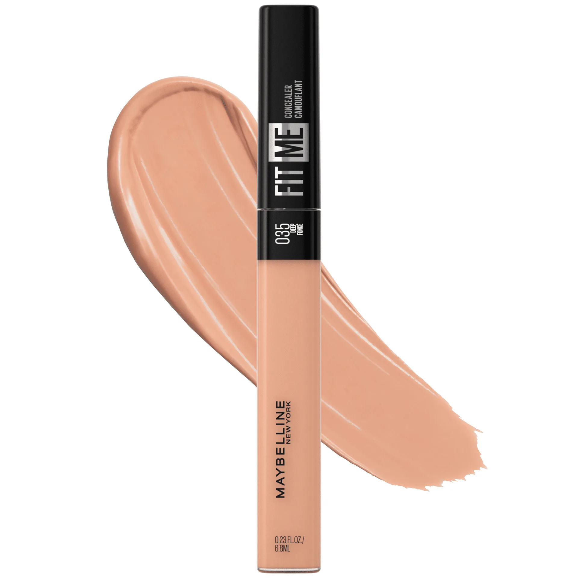 Maybelline Fit Me Liquid Concealer Makeup | Natural Coverage | Oil-Free | Deep | 0.23 fl Ounce | 35 Deep