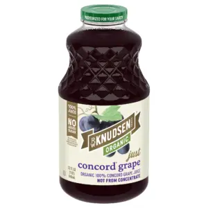 R.W. Knudsen Family Organic Just Concord Grape Juice | 32-Fluid Ounce | Single
