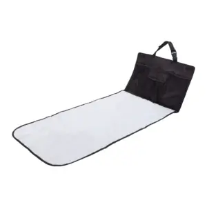 J.L. Childress Pockets N' Pad Portable Diapering Station | Changing Pad & Pocket Panel | Black. One