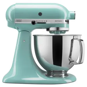 KitchenAid KP25M0XAQ Professional 5 Plus 5 Quart Bowl-Lift Stand Mixer with Baker's Bundle | Aqua Sky