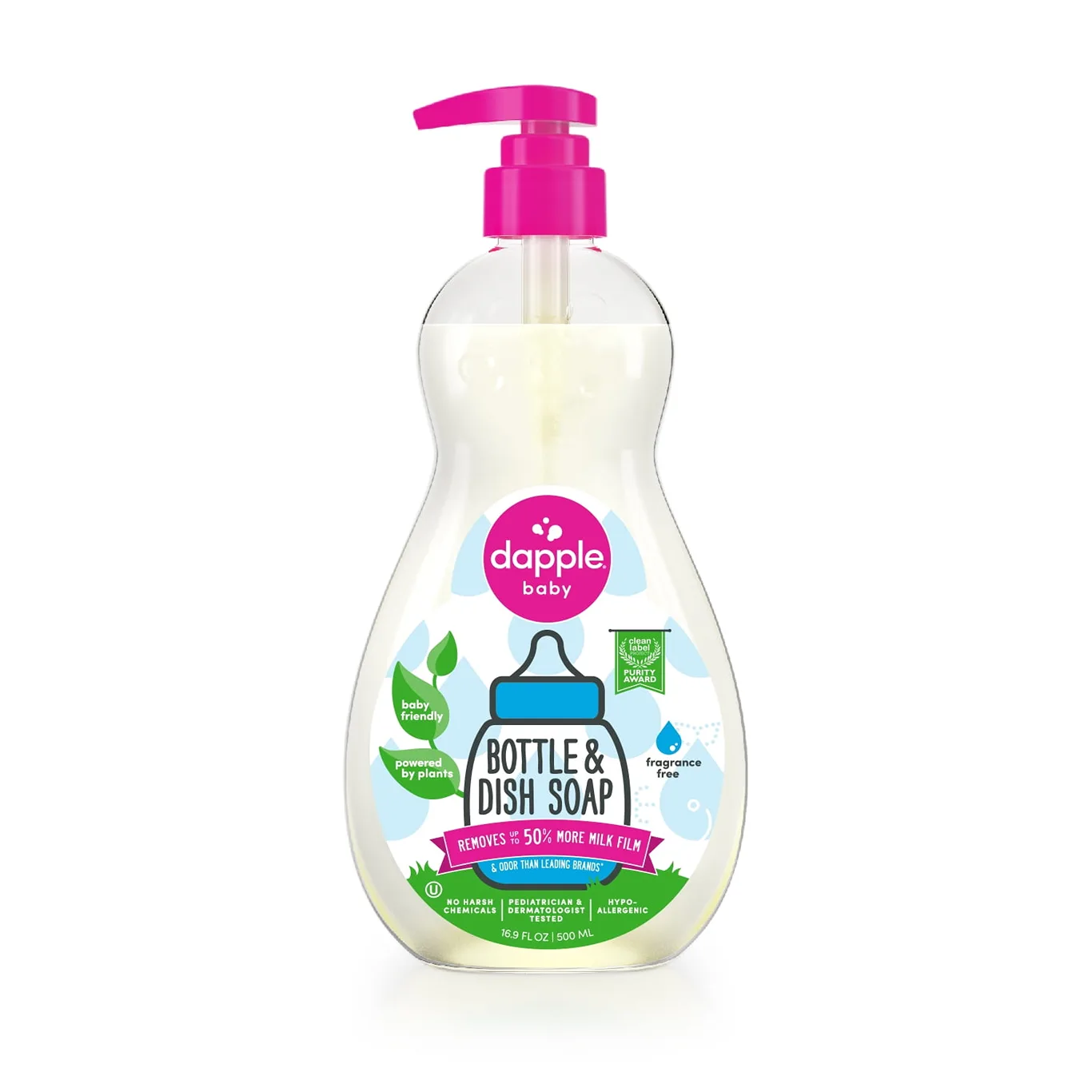Fragrance-Free Bottle and Dish Soap | 16.9 fl Ounce