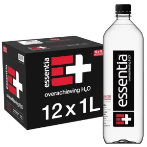 Essentia Bottled Water | 1.5 Liter Bottle | 12-Pack | Ionized Alkaline Water