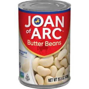 Joan of Arc Butter Beans | Gluten-Free | 15.5 Ounce Can | Single
