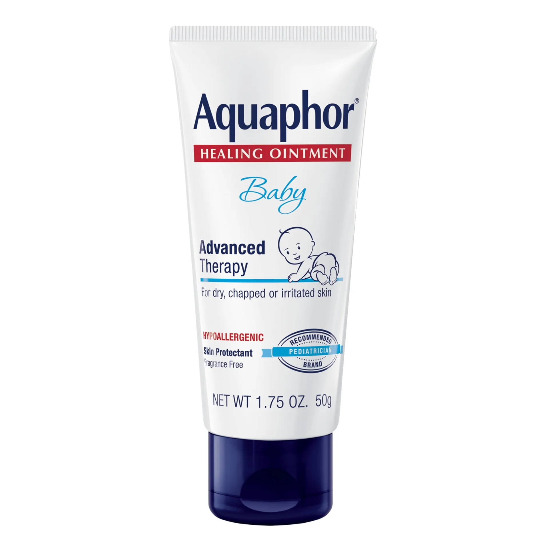 Aquaphor Baby Healing Ointment for Teething | Drool & Diaper Rash | Travel Size | 1.75 Ounce